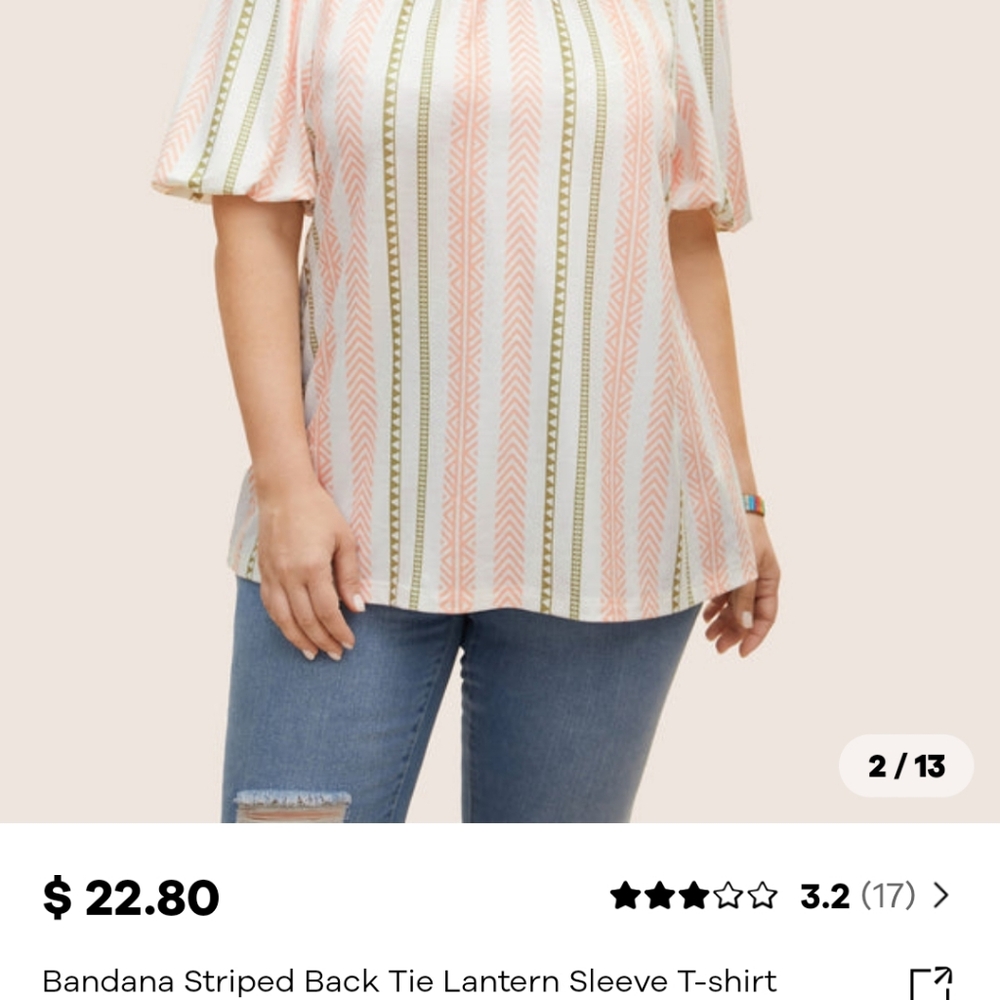 Top/with cut out back in sz 4x